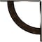 Ekena Millwork Bulwark Steel Bracket, Antiqued Brass 2"W x 12"D x 12"H BKTM02X12X12BUABS - alternate 4